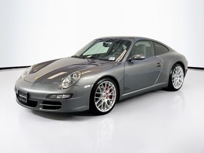 2007 Porsche 911 Carrera S in METEOR GREY METALLIC — front three-quarter view