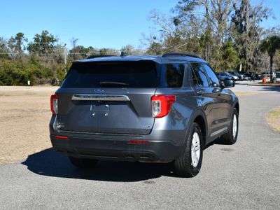 2022 Ford Explorer — rear three-quarter view