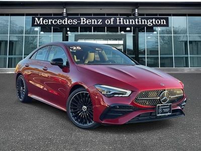 2025 Mercedes-Benz CLA 250 in MANUFAKTUR Patagonia Red — front three-quarter view