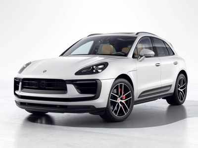 2026 Porsche Macan S in Carrara White Metallic — front three-quarter view