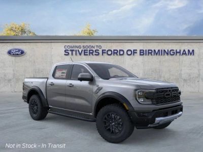 2026 Ford Ranger Raptor in Gray — front three-quarter view