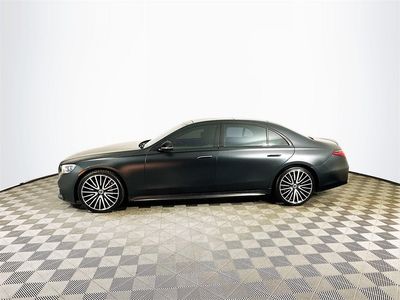 2023 Mercedes-Benz S-Class — rear three-quarter view