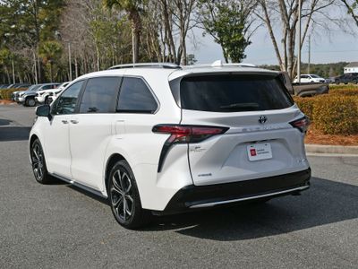 2025 Toyota Sienna — rear three-quarter view
