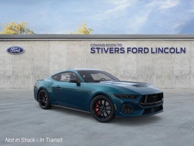 2026 Ford Mustang GT Premium in Black — front three-quarter view