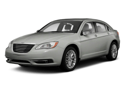 2013 Chrysler 200 Limited in Silver — front three-quarter view