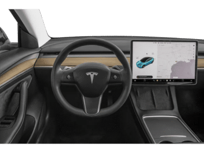 2022 Tesla Model 3 — interior view