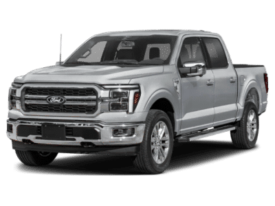 2026 Ford F-150 Lariat in Silver — front three-quarter view