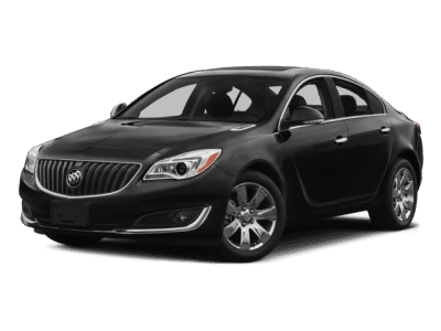 2016 Buick Regal Premium II in Black — front three-quarter view