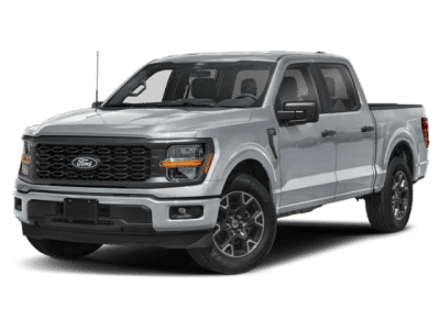2026 Ford F-150 STX in Silver — front three-quarter view