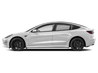 2022 Tesla Model 3 — rear three-quarter view