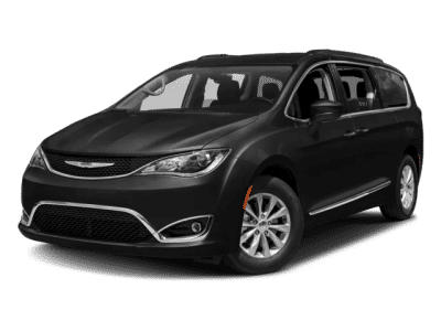 2017 Chrysler Pacifica Touring L in Black — front three-quarter view
