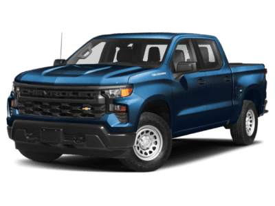 2023 Chevrolet Silverado 1500 LT in Blue — front three-quarter view