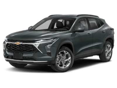 2025 Chevrolet Trax LT in Gray — front three-quarter view