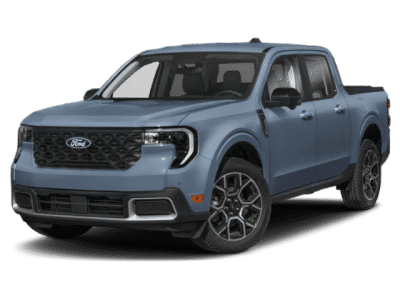 2026 Ford Maverick Lariat in Gray — front three-quarter view