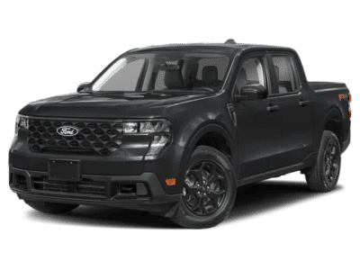 2026 Ford Maverick XLT in Black — front three-quarter view