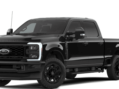 2026 Ford Super Duty F-250 Lariat in Agate Black Metallic — front three-quarter view