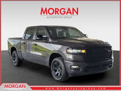 2026 Ram 1500 Big Horn in Granite Crystal Metallic Clearcoat — front three-quarter view