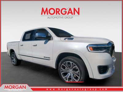 2026 Ram 1500 Tungsten in White — front three-quarter view