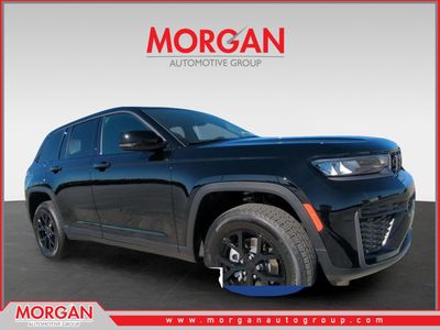 2026 Jeep Grand Cherokee Laredo in Black — front three-quarter view
