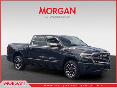 2026 Ram 1500 Limited in Blue — front three-quarter view