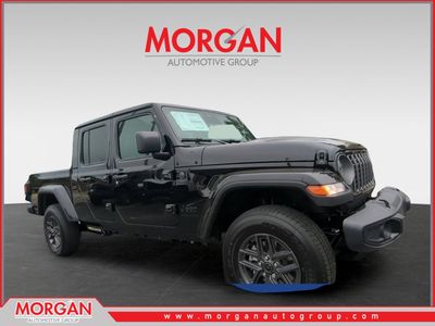 2026 Jeep Gladiator Sport S in Black — front three-quarter view