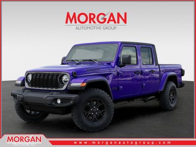 2026 Jeep Gladiator Willys in Purple — front three-quarter view