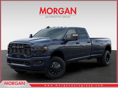 2026 Ram 3500 Big Horn in Blue — front three-quarter view