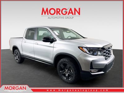 2026 Honda Ridgeline TrailSport in Silver — front three-quarter view