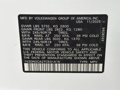 2026 Volkswagen Atlas - Photo 40