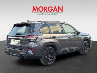2026 Subaru Forester — rear three-quarter view