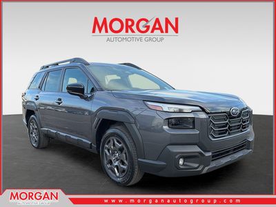 2026 Subaru Outback Premium in Magnetite Gray Metallic — front three-quarter view