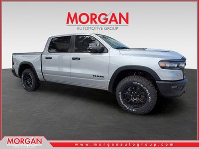 2026 Ram 1500 Rebel in Silver — front three-quarter view