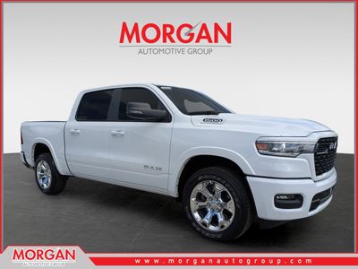 2026 Ram 1500 Big Horn/Lone Star in White — front three-quarter view