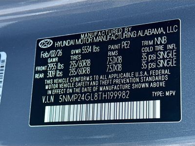 2026 Hyundai SANTA FE — photo 41 view