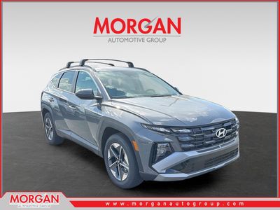 2026 Hyundai TUCSON SEL in Hampton Gray — front three-quarter view