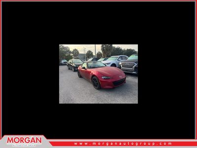 2021 Mazda MX-5 Miata Sport in Soul Red Crystal Metallic — front three-quarter view