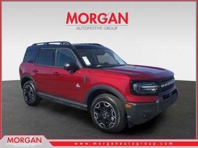 2025 Ford Bronco Sport Outer Banks in Red — front three-quarter view