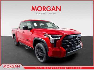 2026 Toyota Tundra Limited in Red — front three-quarter view