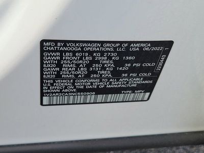 2022 Volkswagen Atlas - Photo 30