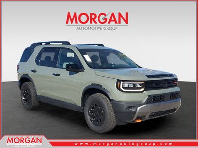 2026 Honda Passport TrailSport Elite in Ash Green Metallic — front three-quarter view