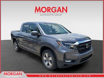 2026 Honda Ridgeline RTL in Modern Steel Metallic — front three-quarter view