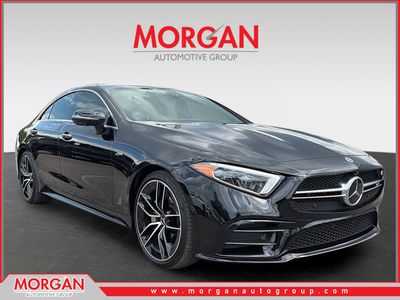 2021 Mercedes-Benz CLS AMG 53 in Black — front three-quarter view