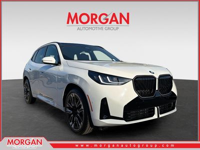 2026 BMW X3 30 xDrive in Alpine White — front three-quarter view