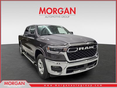 2026 Ram 1500 Big Horn in Granite Crystal Metallic Clearcoat — front three-quarter view