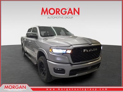 2026 Ram 1500 Big Horn in Billet Silver Metallic Clearcoat — front three-quarter view