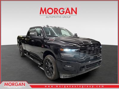2026 Ram 2500 Big Horn in Diamond Black Crystal Pearlcoat — front three-quarter view