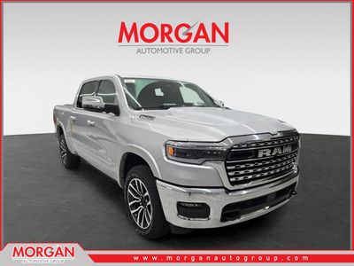 2026 Ram 1500 Limited in Silver Zynith — front three-quarter view
