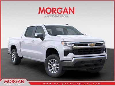 2026 Chevrolet Silverado 1500 LT in Summit White — front three-quarter view