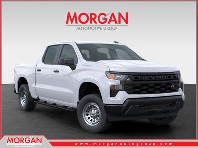 2026 Chevrolet Silverado 1500 Work Truck in Summit White — front three-quarter view