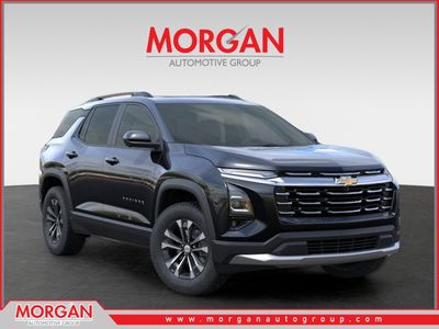 2026 Chevrolet Equinox FWD LT in Mosaic Black Metallic — front three-quarter view
